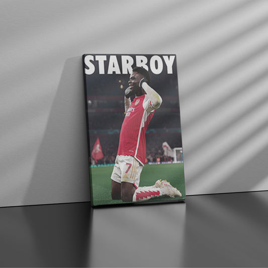 Bukayo Saka "Starboy" - Canvas