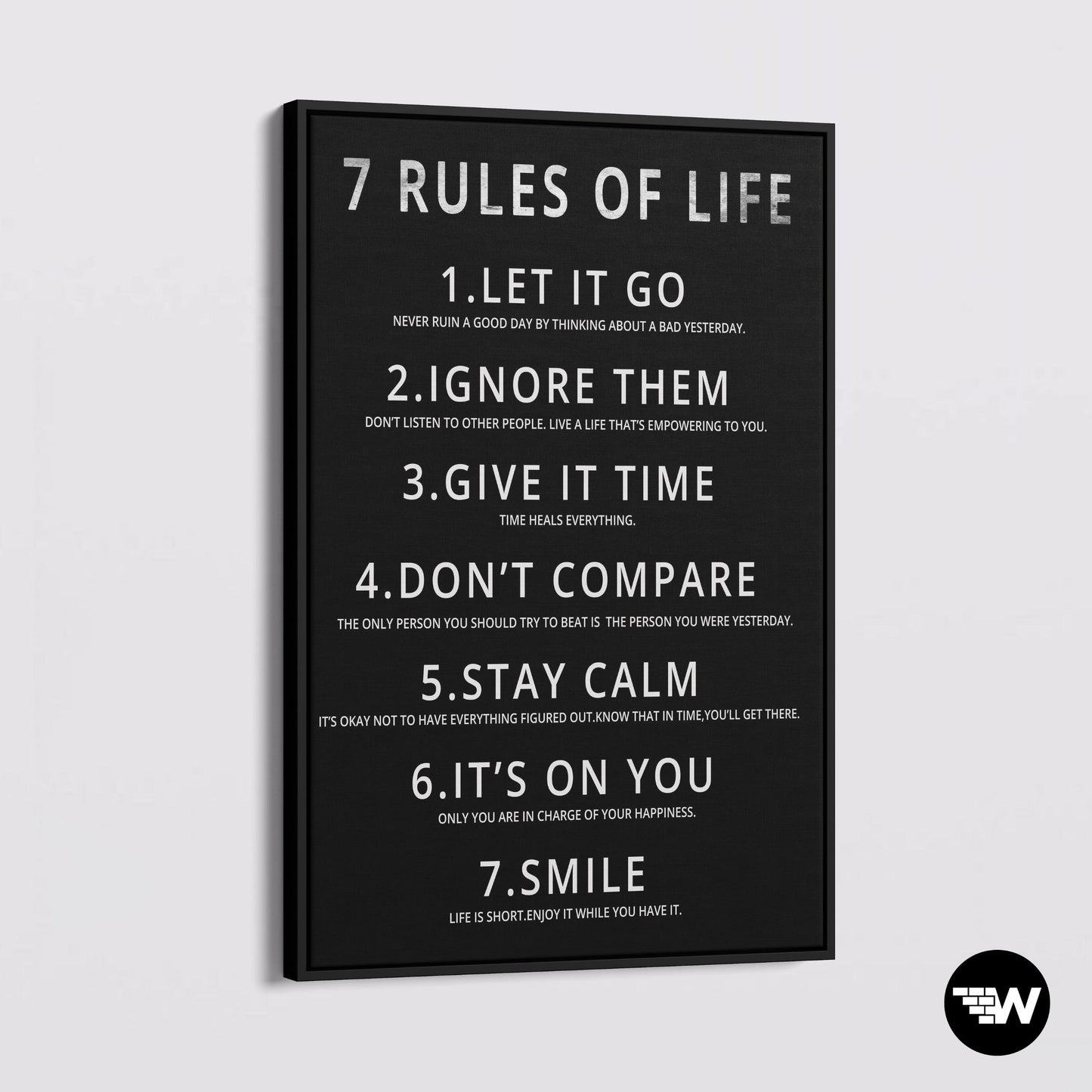 7 RULES OF LIFE