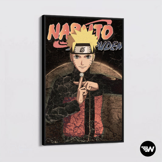 Word Hokage van je eigen muur: Naruto-kunst op maat 🍃🔥
