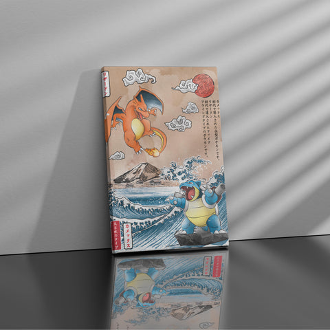 Charizard & Blastoise  - Canvas