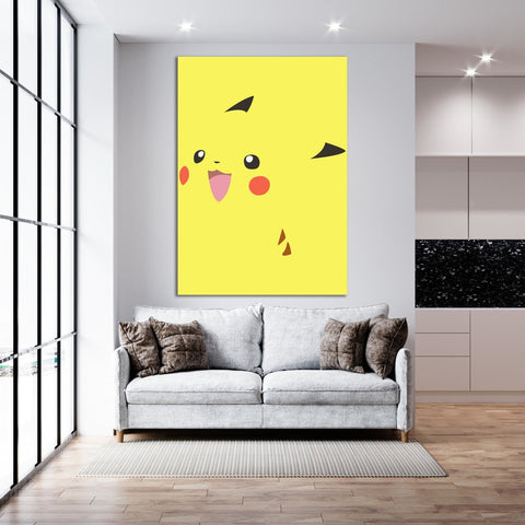 Yellow Pikachu  - Canvas