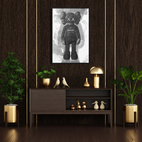 BEARBRICK - BLACK VIP - Poster