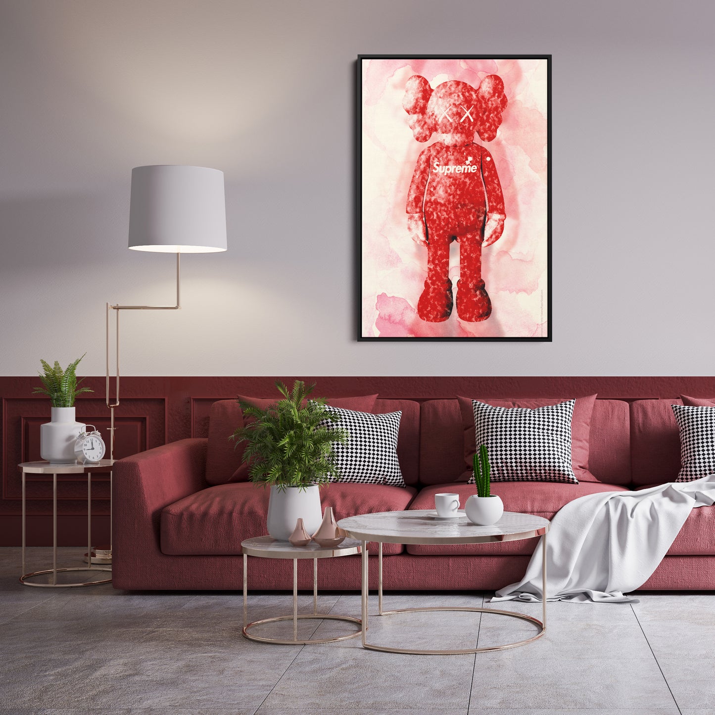 BEARBRICK - RED VIP