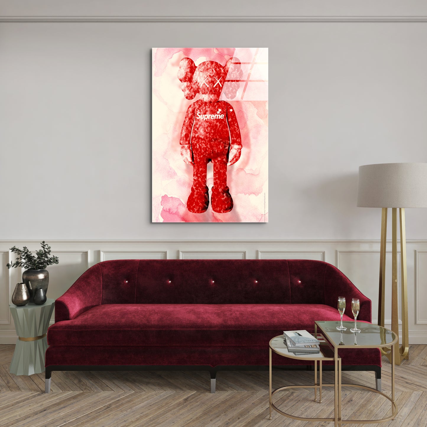 BEARBRICK - RED VIP