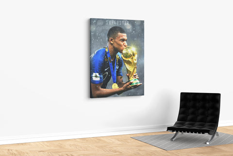 Mbappe's Golden Moment - Soccer - Canvas