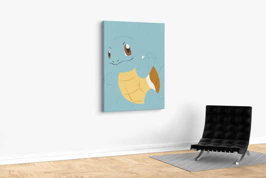 Teal Squirtle - Pokemon - Canvas