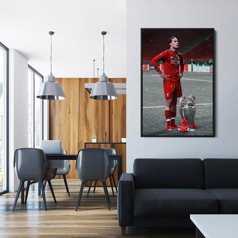 Van Dijk Champions League - Soccer - Poster