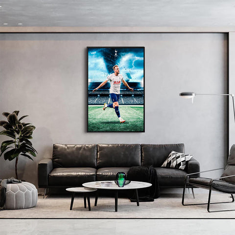 Harry Kane Hurricane Run - Soccer - Poster