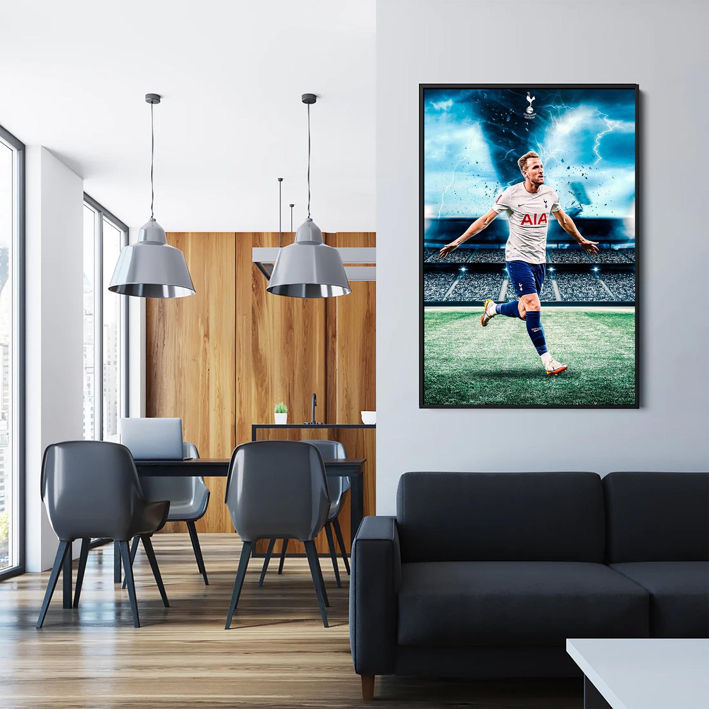 Harry Kane Hurricane Run - Soccer - Poster