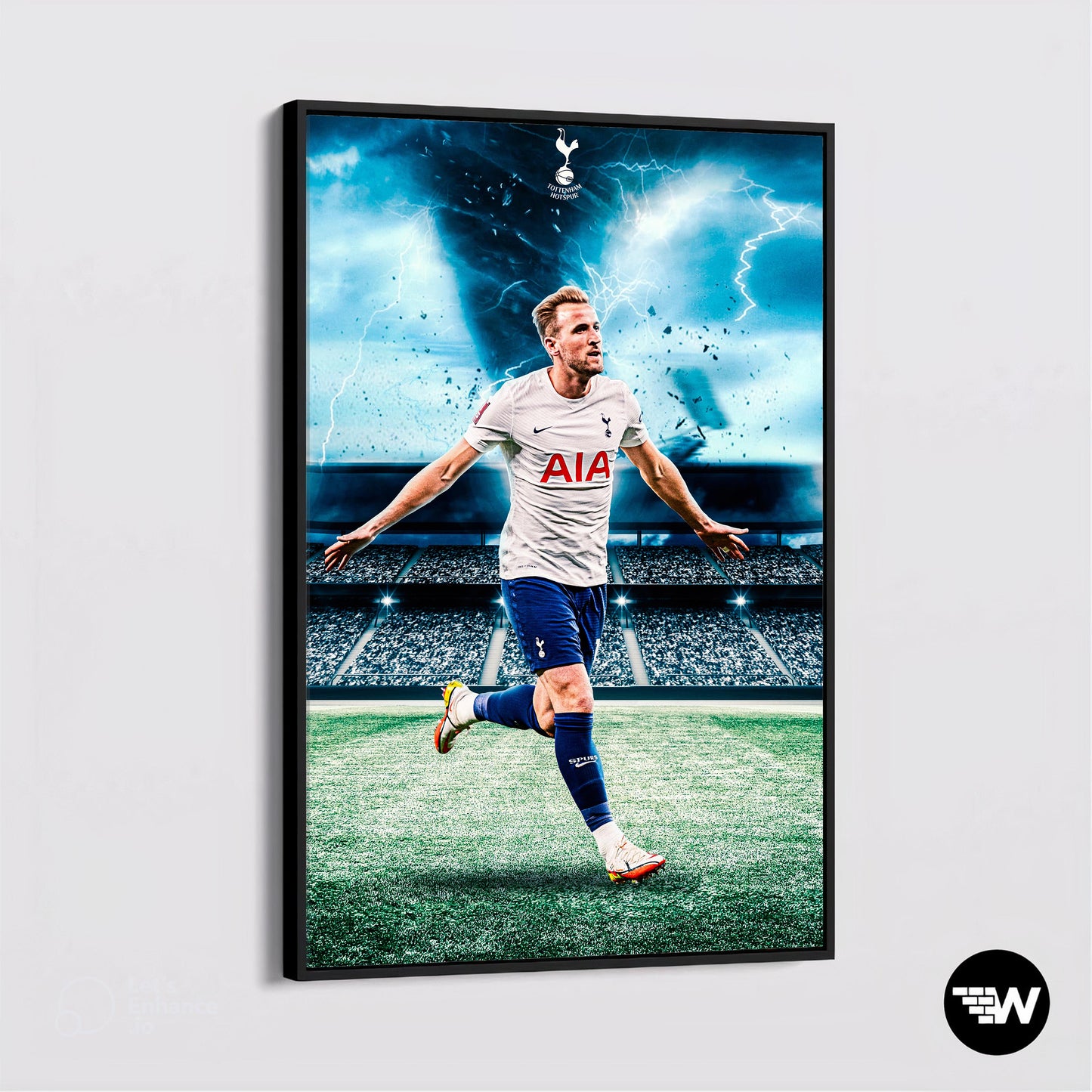 Harry Kane Hurricane Run - Soccer - Poster