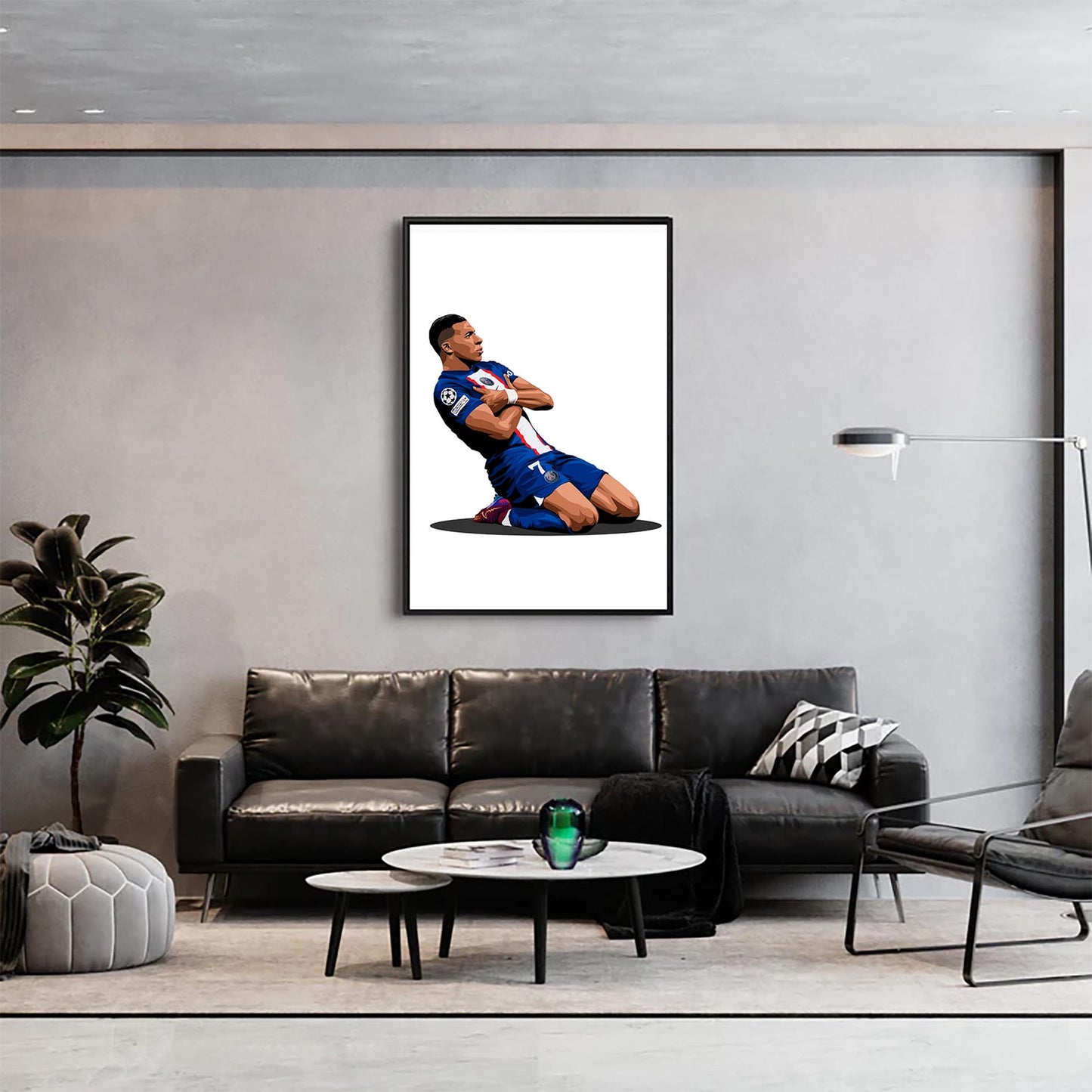 Mbappe's Iconic Celebration - Soccer - Poster