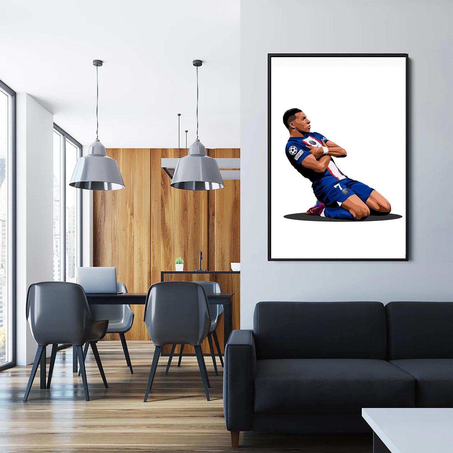 Mbappe's Iconic Celebration - Soccer - Poster