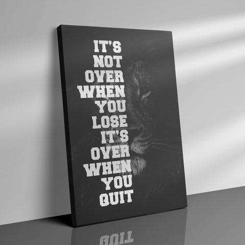 DON'T QUIT LION - Canvas