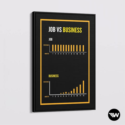 JOB VS BUSINESS - Poster