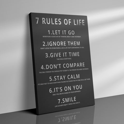 7 RULES OF LIFE